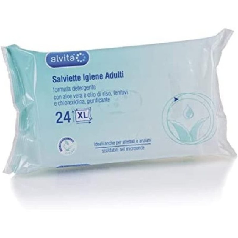 Alvita Salv Adult Hygiene 24 Pieces