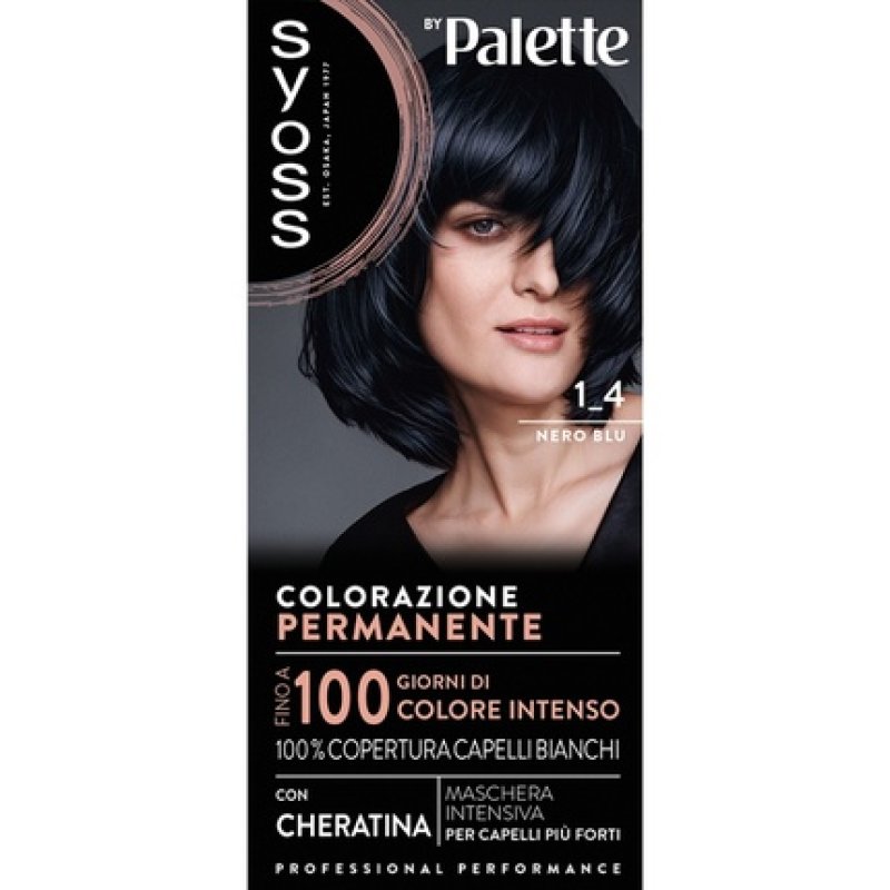 Syoss Palette 14 Black Blue Hair Color