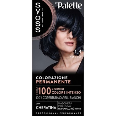 Syoss Palette 14 Black Blue Hair Color