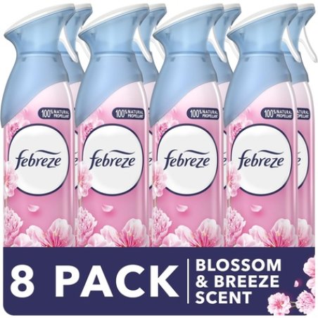 Febreze Air Freshener Room Spray & Bathroom Air Freshener Blossom and Breeze 185ml