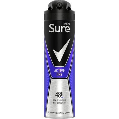 Sure Men Active Anti-Perspirant Deodorant Spray 150ml