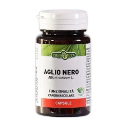 Erba Vita Black Garlic Dietary Supplement 60 Capsules