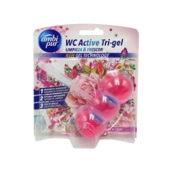 Ambi Pur Wc Active Gel 45g Rose And Lily
