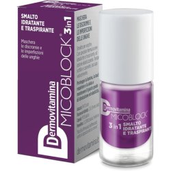 Dermovitamina Micoblock 3in1 Moisturizing and Breathable Nail Polish 5ml Violet