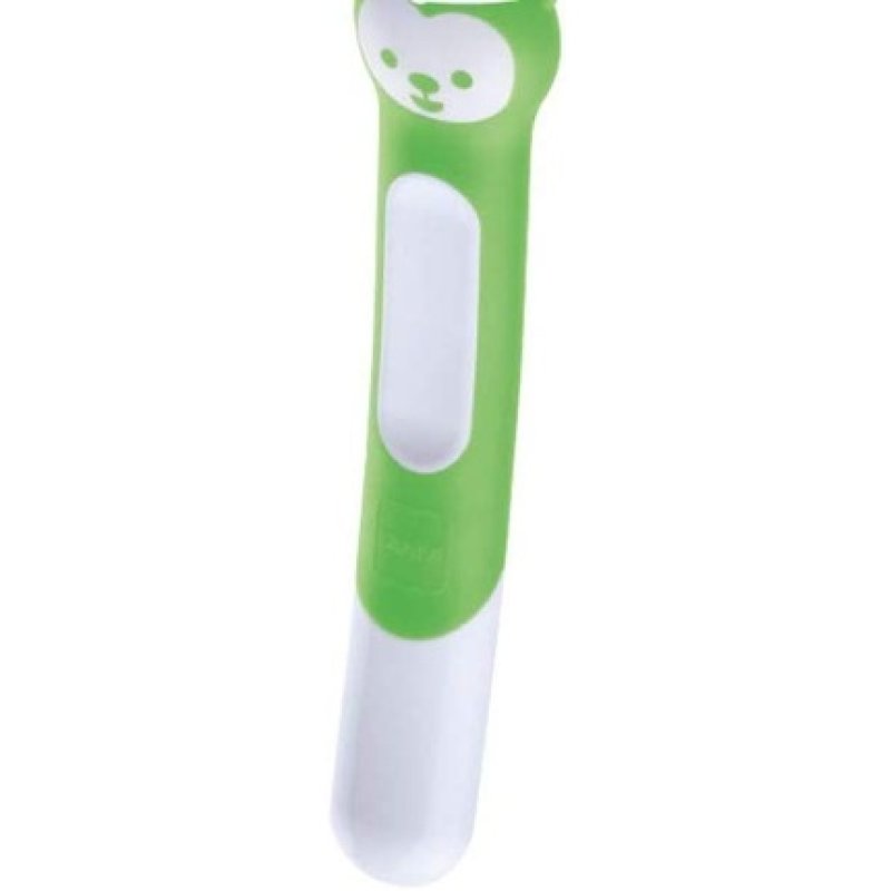 Mam Training Brush Children's Toothbrush with Long Handle Green 5 Months
