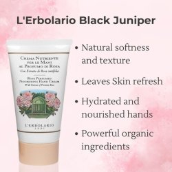 Lerbolario Rose Perfumed Nourishing Hand Cream for Unisex 2.5 Oz