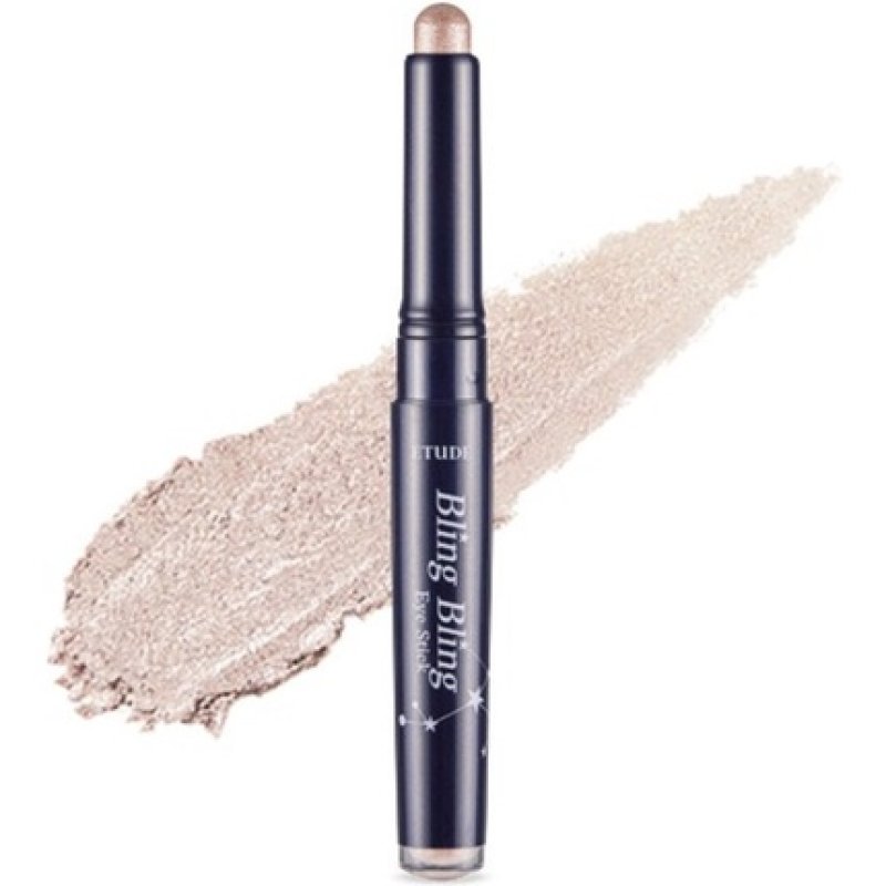 Etude House Bling Bling 15 Peach Swan Star Eyestick - Shimmer Eye Shadow For Easy Eye Makeup