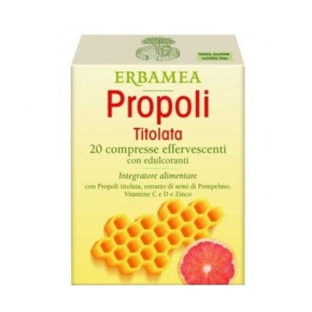ERBAMEA Propolis Immune Boost Supplement 20 Tablets