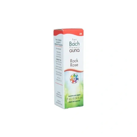 Guna Bach Flower Rock Rose For Terror And Fear Oral Drops 10 Ml