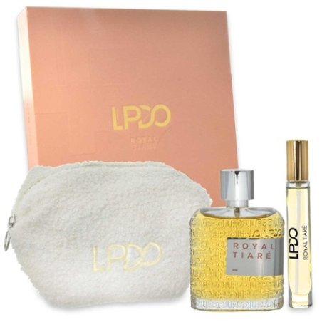 Lpdo Royal Tiare Eau De Parfum 100 Milliliters Vaporizer With Travel Spray 10 Milliliters And Pouch