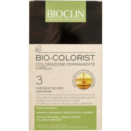 Bioclin Bio-Colorist Permanent Hair Color Dark Brown 3