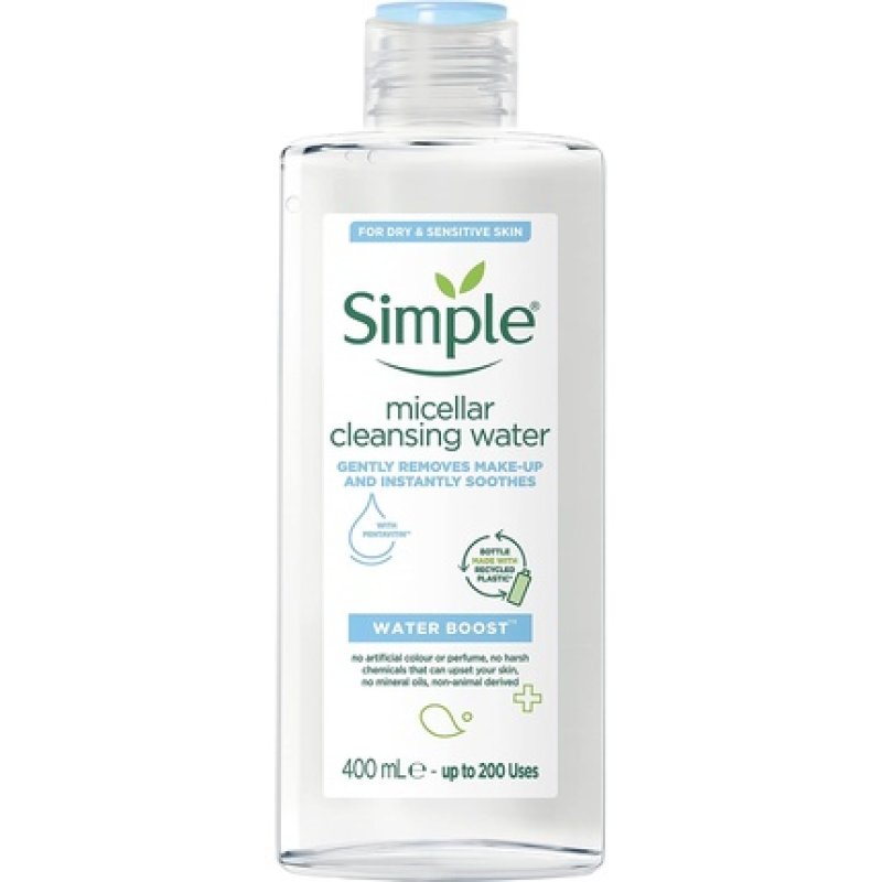 Simple Water Boost Facial Cleanser Micellar Water