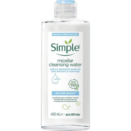 Simple Water Boost Facial Cleanser Micellar Water