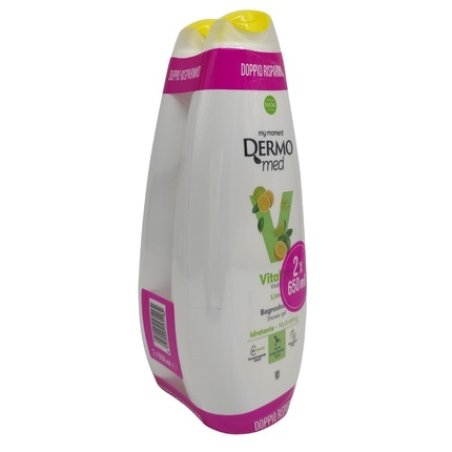 Dermomed Shower Gel 650 Ml X 2 Vitality Lime