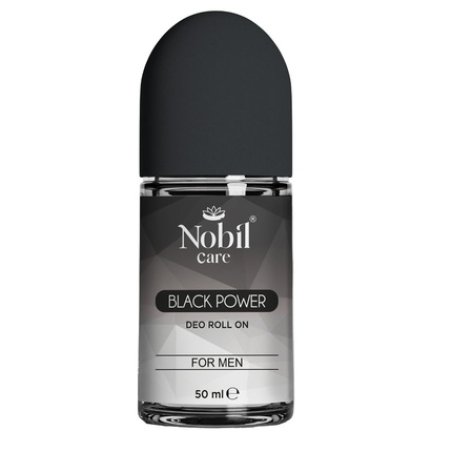 Nobil Care Deodorant Rollon 50 Milliliters For Men Black Power