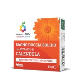 Colours Of Life Skin Supplement Calendula Solid Shower Gel 80g