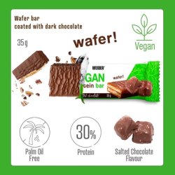 Weider Vegan Protein Bar Salted Chocolate Flavor 12x35g
