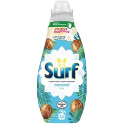 Surf Coconut Bliss Concentrated Liquid Detergent, 24 Washes, 648ml