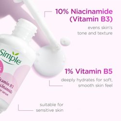 Simple 10% Niacinamide Vitamin B3 Booster Serum Skin Care Product