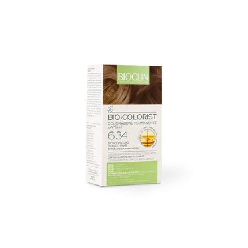 BIOCLIN Bio Colorist Permanent Hair Color 6.34 Dark Golden Copper