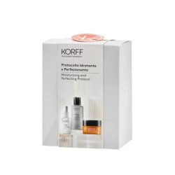 Korff Moisturizing Protocol Box - Liquid Exfoliator, Face Serum, Face Cream