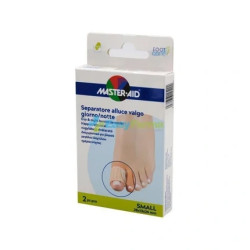Pietrasanta Pharma Master Aid Foot Care Hallux Valgus Separator Day And Night Size Small 26x13x24 Mm 2 Pieces