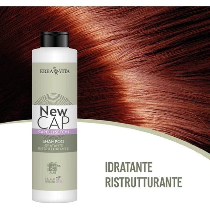 Erba Vita Newcap Shampoo for Dry Hair - Cosmetic Product with Formulation