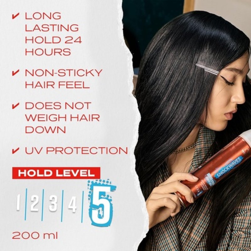 Shockwaves Ultra Strong Hold Mousse 200ml