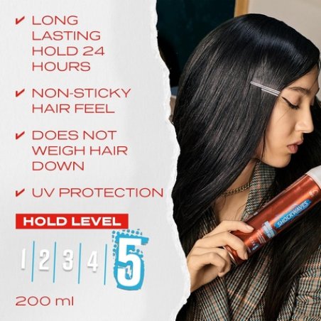 Shockwaves Ultra Strong Hold Mousse 200ml