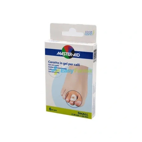 Pietrasanta Pharma Master Aid Foot Care Gel Patch For Calluses 6 Patches Size Small