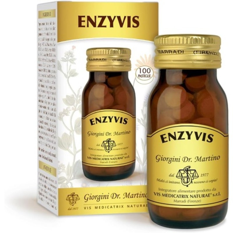 Dr Giorgini Enzyvis Tablets Digestive Enzyme Supplement of Natural Origin
