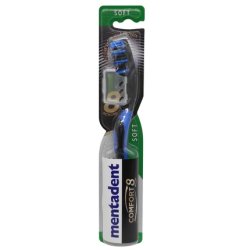Mentadent Toothbrush Comfort 8 Actions Soft Ideal For Gentle Cleaning