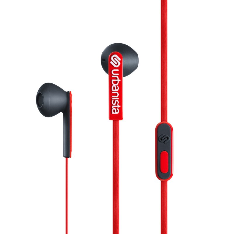 Urbanista San Francisco Headset Wired In-ear Calls/Music Red