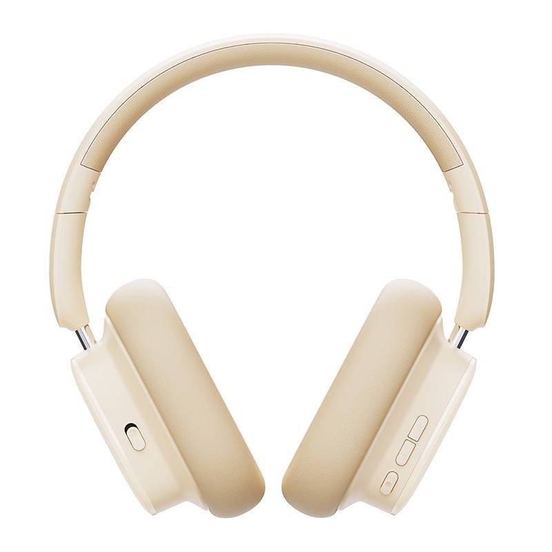 Wireless Headphones with Noise-Cancellation Baseus Bowie H1i (White)