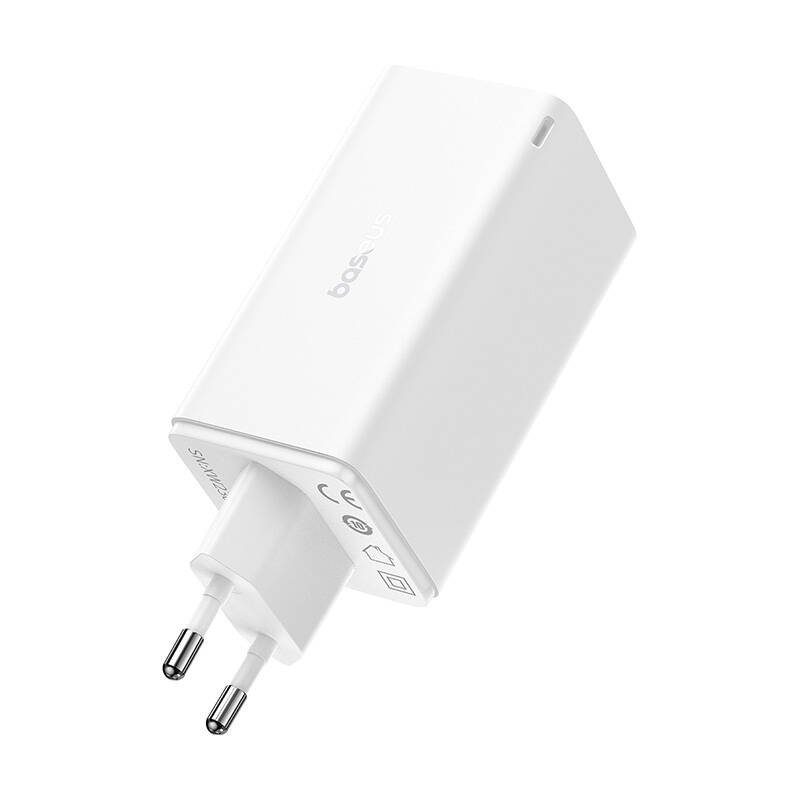 Wall charger Baseus GaN6 Pro 2xUSB-C 2xUSB, 100W (white)