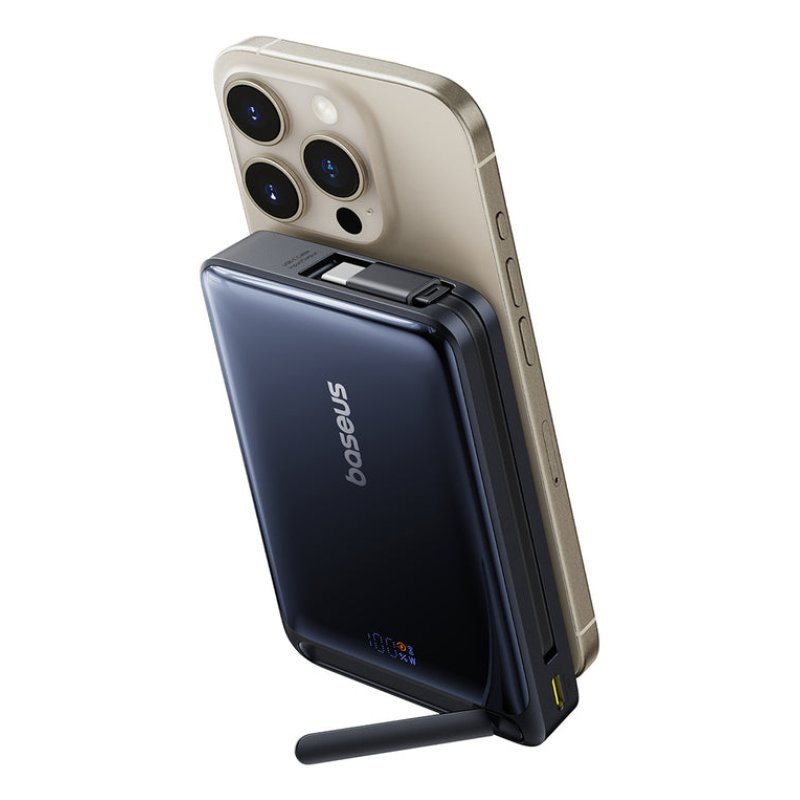 Baseus Nomos Qi2 magnetic powerbank, USB-C 10000mAh 45W