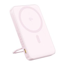 Baseus powerbank with stand PicoGo Qi2 5000mAh 20W (pink)
