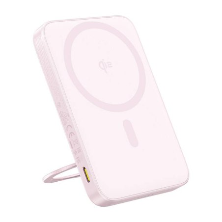 Baseus powerbank with stand PicoGo Qi2 5000mAh 20W (pink)