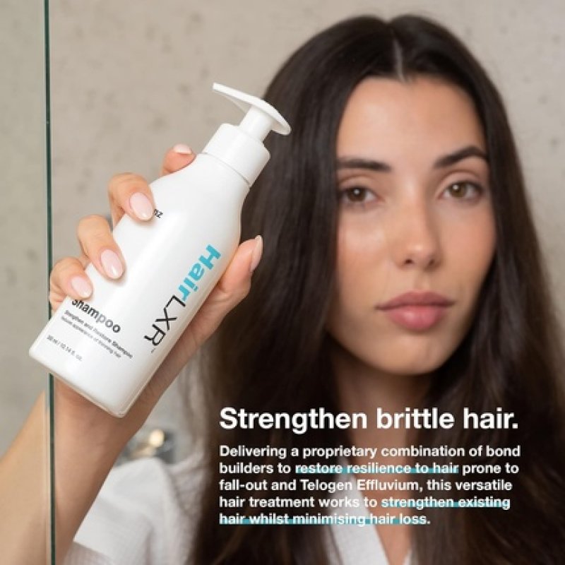 Hairlxr Anti-Hair Loss Shampoo Strengthens Brittle Hair Prone to Fallout