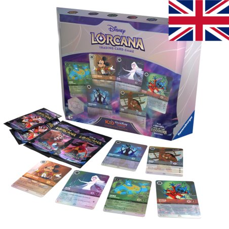 DISNEY - Lorcana - Trading Cards Mass Gift Box Vague 2 - UK