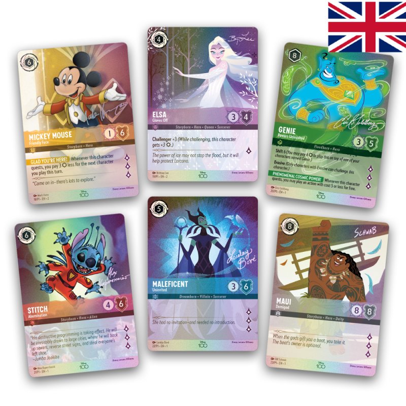 DISNEY - Lorcana - Trading Cards Mass Gift Box Vague 2 - UK