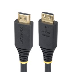 StarTech.com Câble HDMI Haute Vitesse de 2 m avec Connecteurs à Verrouillage, 4K 60 Hz/1440p 144 Hz, HDR10/HDCP
