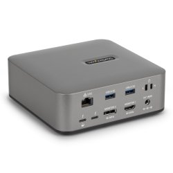 StarTech.com Thunderbolt 5 Docking Station, DP / HDMI, Triple Monitor Dock up to 4K 144Hz or Dual 8K 60Hz, 5x USB