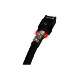 PATCHSEE Cat6A RJ45 Patch cable U/UTP black - 3.1 m