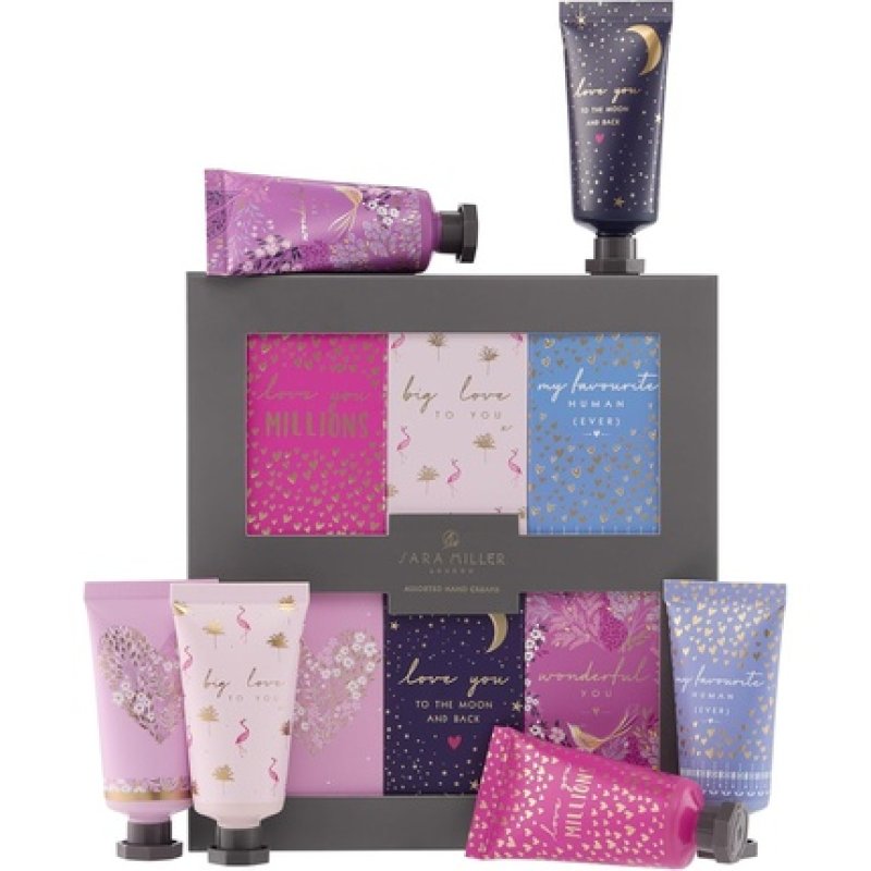 Sara Miller London Hand Cream Set 6x 30ml Assorted Fragrances