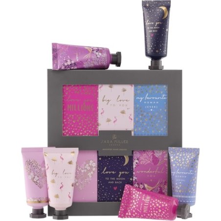 Sara Miller London Hand Cream Set 6x 30ml Assorted Fragrances