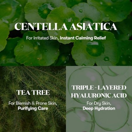 Vt Cosmetics Cica Cream Plus Hydrating and Calming Face Moisturizer with Centella