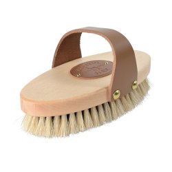 BORSTIQ - Grooming Brush with Leather Strap - Bristle - M