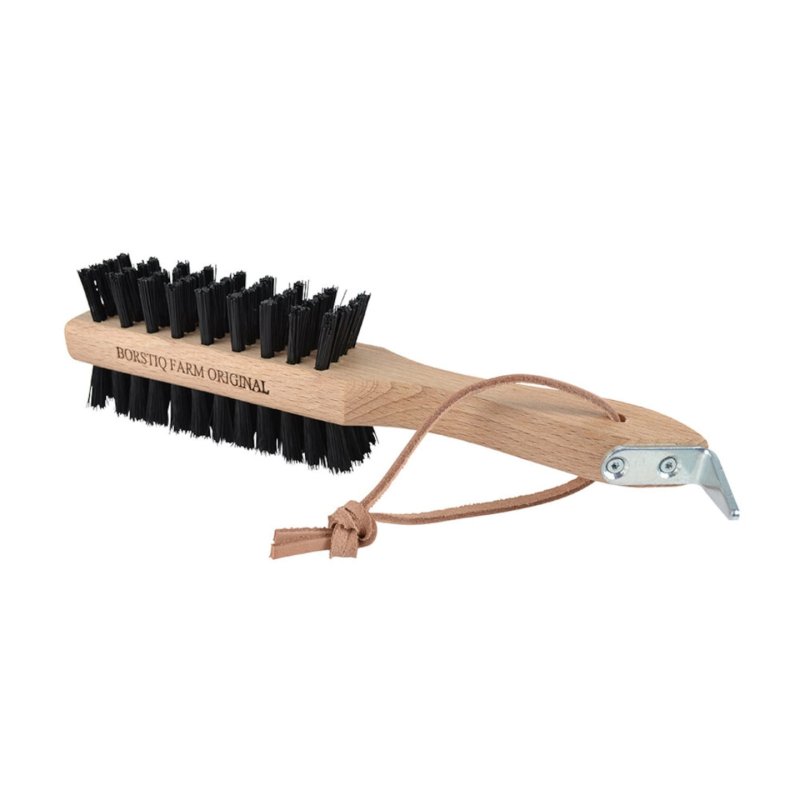 BORSTIQ - Double-sided hoof brush with hoof pick
