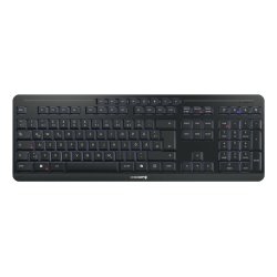 CHERRY Stream keyboard ultimate clavier maison/bureau USB RF Wireless Bluetooth QWERTZ Allemand Noir